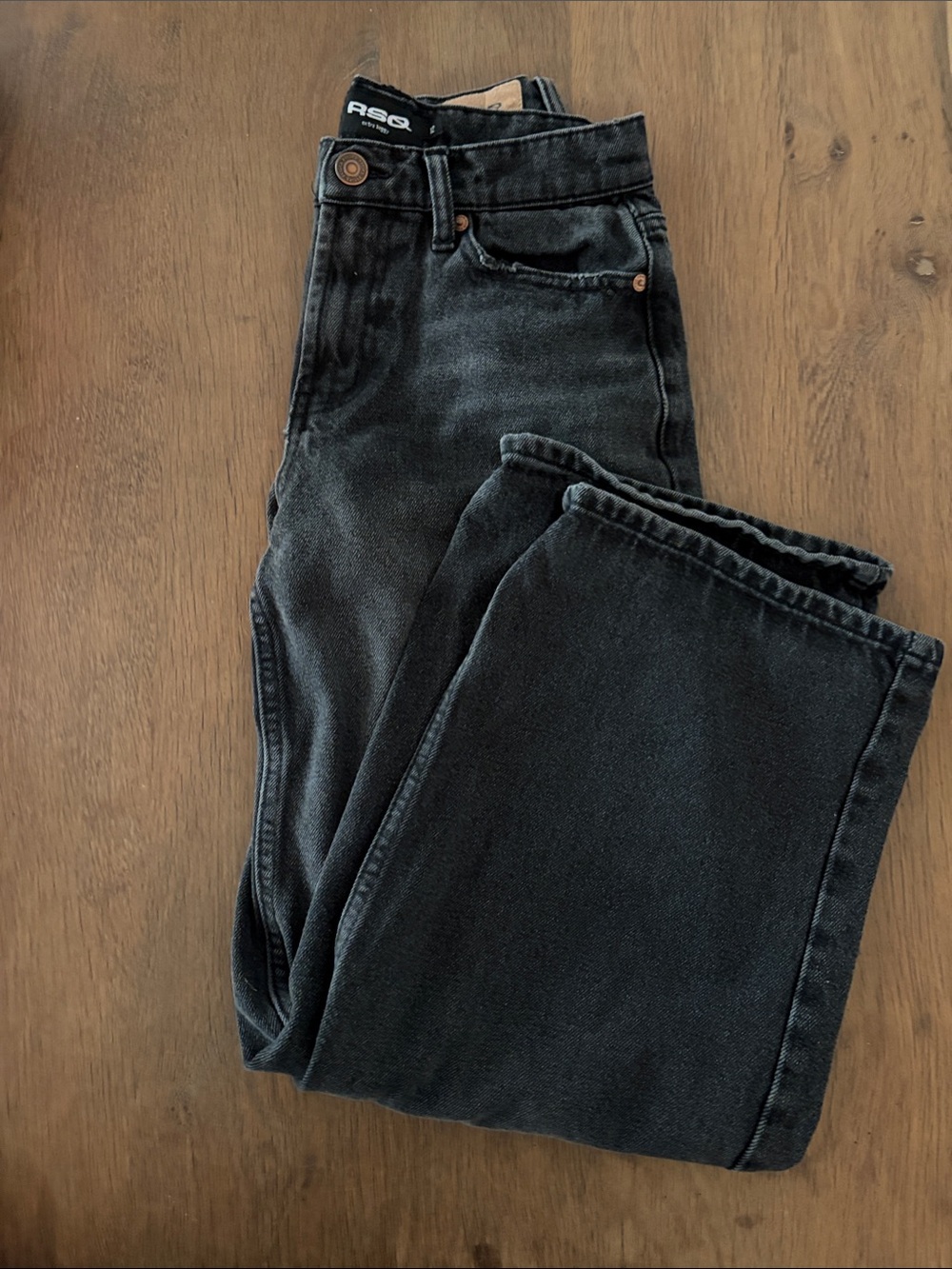 Boys Black Washed Extra Baggy sz 12